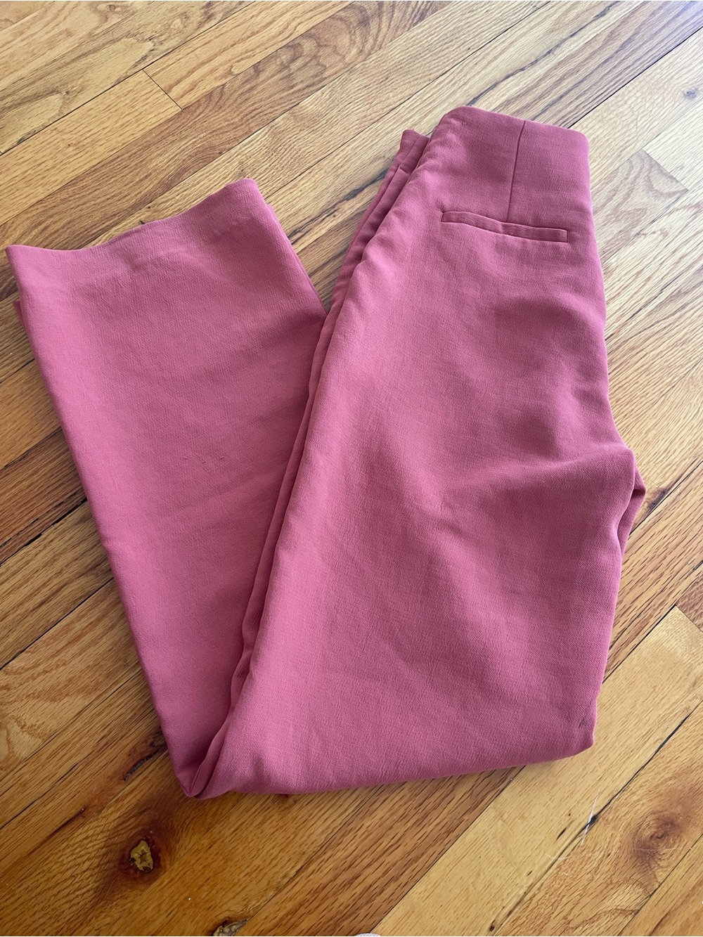 Aritzia Rose-Mauve Tailored Pantsuit Pants